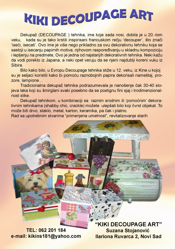 KIKI DECOUPAGE ART